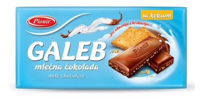 GALEB MLECNA COKOLADA SA KEKSOM 170G