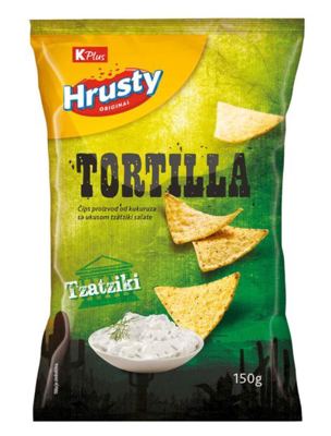 TORTILJA TZATZIKI 150G HRUSTY