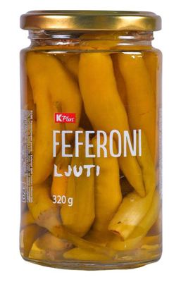 FEFERONI LJUTI 320G K PLUS