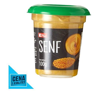 SENF FINI ČAŠICA 100G K PLUS