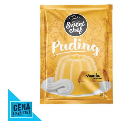 PUDING VANILA 40G SWEET CHEF