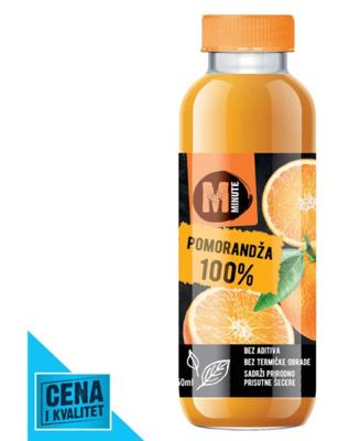 SOK POMORANDŽA 100% 250ML MINUTE