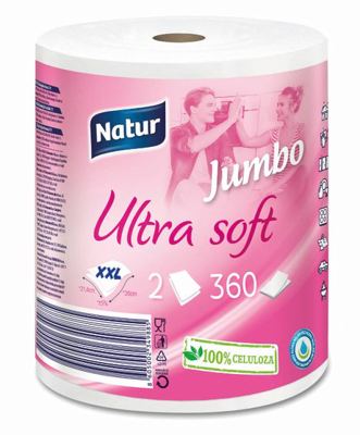 UBRUS JUMBO ULTRA SOFT 2SL 1/1 NATU