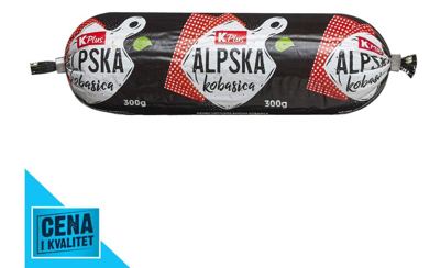 KOBASICA ALPSKA MINI 300G K PLUS