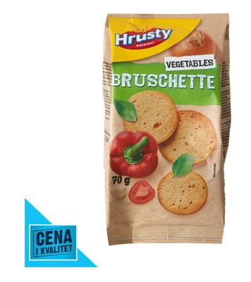 BRUSKETI MIX POVRĆA 70G HRUSTY