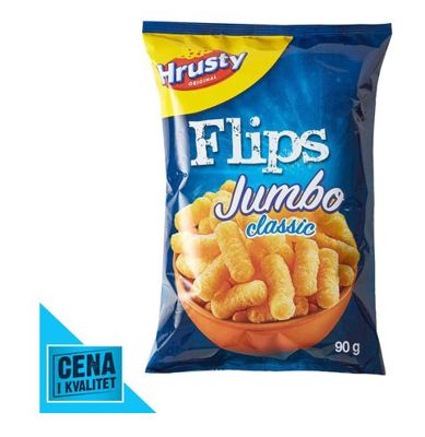 FLIPS JUMBO SLANI 90G HRUSTY