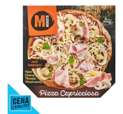 PIZZA CAPRICCIOSA 400G ZAMRZ MINUTE