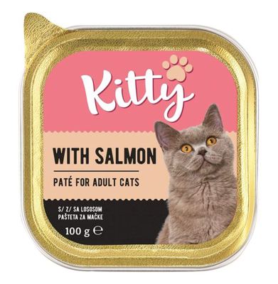 PAŠTETA ZA MAČKE LOSOS 100G KITTY