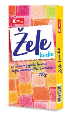 ZELE KOCKE K PLUS 200G