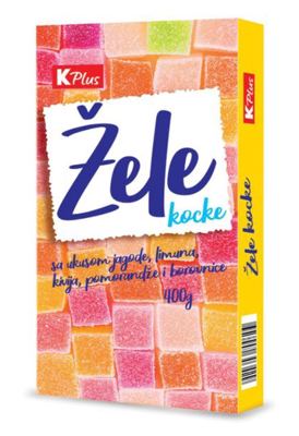 ŽELE KOCKE FINESSE 400G