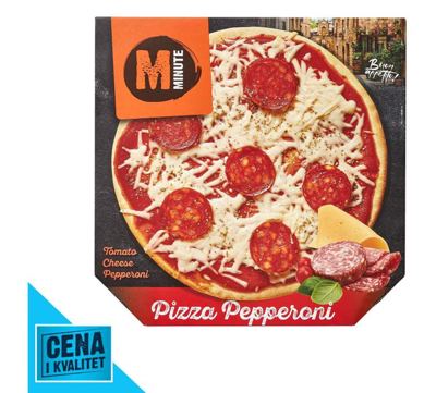 PIZZA PEPPERONI 400G ZAMRZ MINUTE