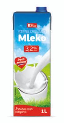 MLEKO UHT 3.2%MM 1L K PLUS I