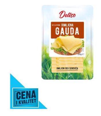 SIR DIMLJENA GAUDA SLAJS 150G DELIS