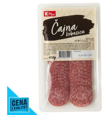 KOBASICA ČAJNA SLAJS 100G KP DELISO