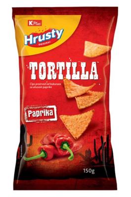 TORTILJA PAPRIKA 150G HRUSTY