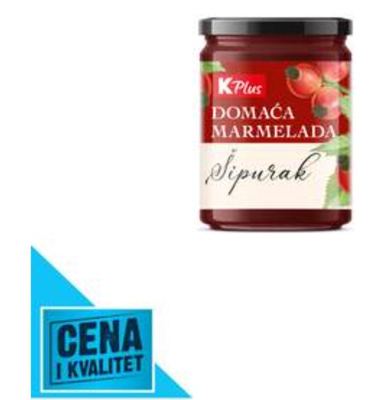 MARMELADA ŠIPURAK 360G K PLUS