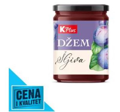 DŽEM ŠLJIVA 680G K PLUS
