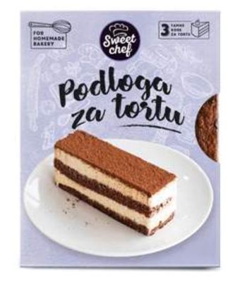 KORE ZA TORTU TAMNE 700G SWEET CHEF