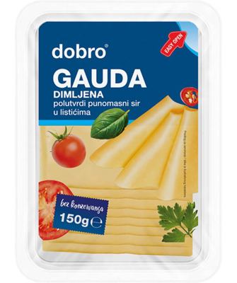 SIR GAUDA DIMLJENA SLAJS 150G DOBRO