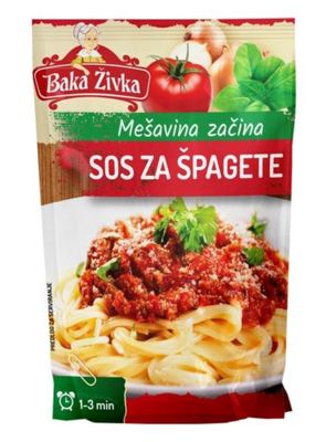 MESAVINA ZACINA SOS ZA SPAGETE BAKA ZIVKA 60G