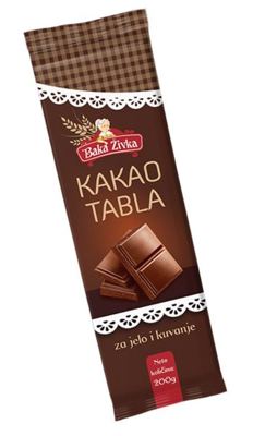 BAKA ZIVKA KAKAO TABLA 200GR