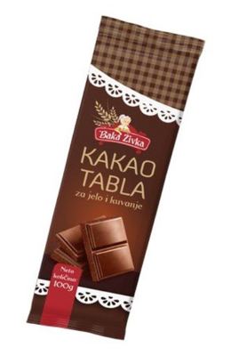 BAKA ZIVKA KAKAO TABLA 100GR