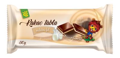 SO TASTY KAKAO BAR MLECNI FIL 80G