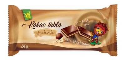 SO TASTY KAKAO BAR LESNIK FIL 80G