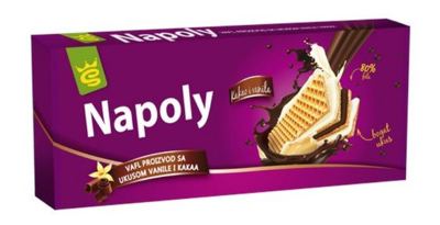 NAPOLITANKA NEPRELIVENA KAKAO VANILA 180 GR SO TASTY