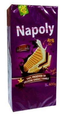 NAPOLITANKA NEPRELIVENA KAKAO VANILA 400 GR SO TASTY