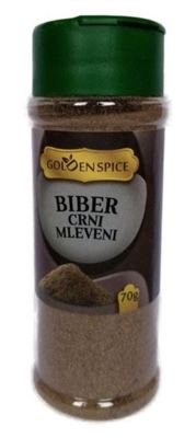 GOLDEN SPICE BIBER CRNI MLEVENI U BOCICI 70 G