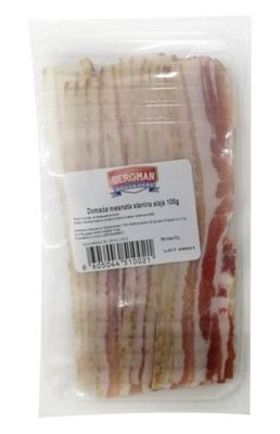 SLANINA DOMACA MESNATA SLAJS 100G BERGMAN