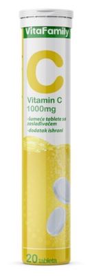 SUMECE TABLETE VITAFAMILY VITAMIN C 20/1 100G