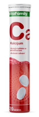 SUMECE TABLETE VITAFAMILY KALCIJUM 20/1 100G