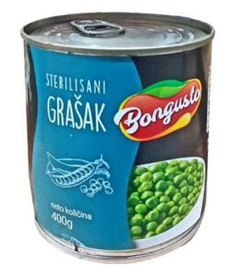 STERILISANI GRAŠAK BONGUSTO 400G