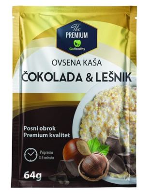 KASA OVSENA COKOLADA LESNIK PREMIUM GO HEALTHY 64G