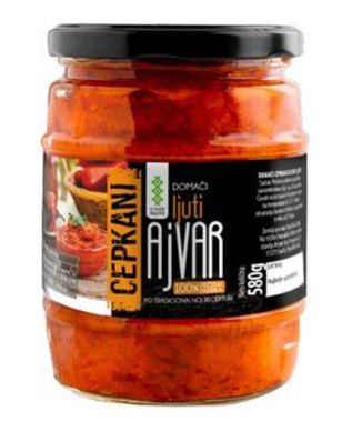 AJVAR CEPKANI LJUTI 580G IZ NASE BASTE