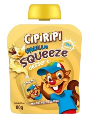 Cipiripi Vanilla Squeeze 80g #10 Silbo