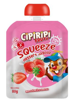 CIPIRIPI JAGODA SQUEEZE 80G