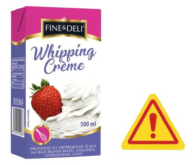 FINE&DELI WHIPPING CREAM 0,5L