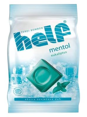 BOMBON TVRDI MENTOL 80 g HELF