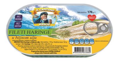 IL CAPITANO FILET HARINGE HANSA 170G