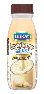 DUKAT ČOKOLADNO MLEKO BELA COK 0.5L