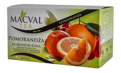 ČAJ POMORANDŽA&RUM EXTRAVAGANZA MACVAL 40G