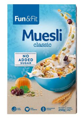 MUSLI FUN&FIT CLASSIC 250G