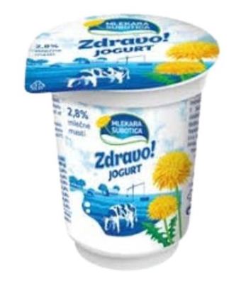 JOGURT ZDRAVO 2,8%MM 180G ČAŠA