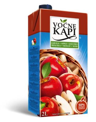 NECTAR VOĆNE KAPI JABUKA 2L