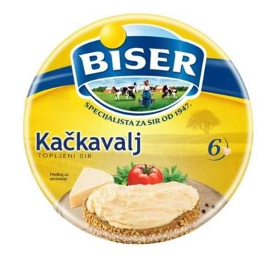 BISER TOPLJENI SIR KACKAVALJ 140G MLEKOPRODUKT