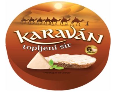 Karavan topljeni sir 140g #30 Mlekoprodukt
