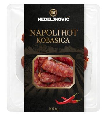 KOBASICA NAPOLI HOT MINI 100G NED